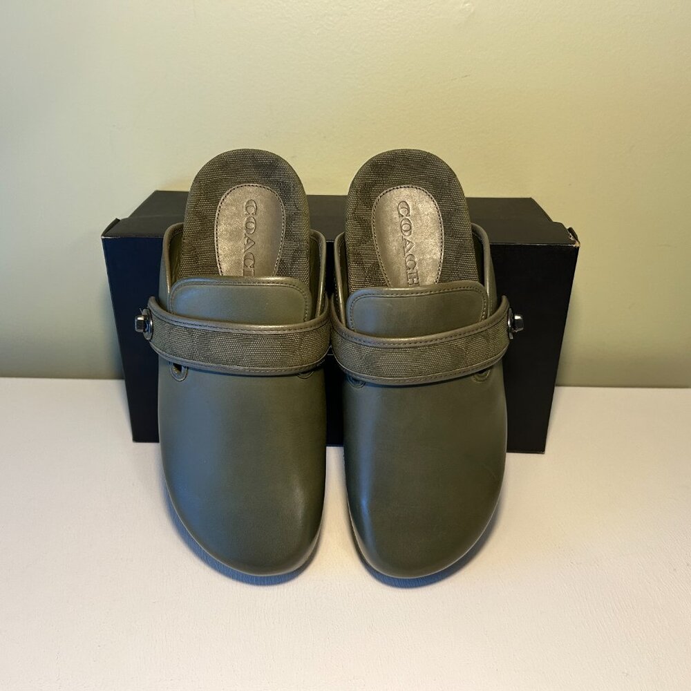 Coach Men's Blake Clog With Signature Canvas Jacquard